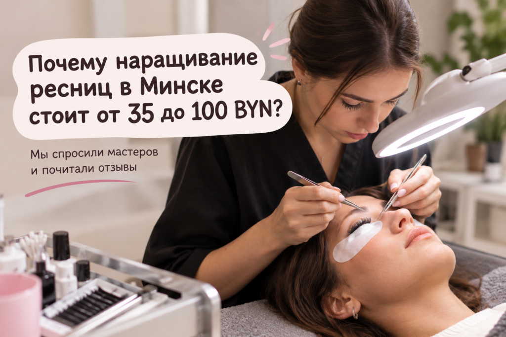 Наращивание ресниц в Минске